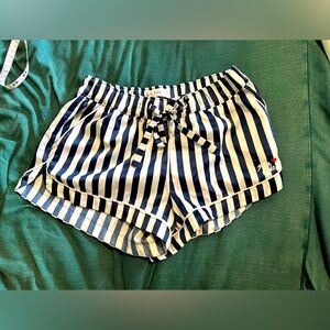Gilly hicks striped sleep shorts size xs
